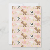 ファームファースト誕生日招待状 招待状 (裏面)