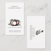 ファームファーマーズマーケット名刺の作成 名刺 (正面/裏面)