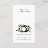 ファームファーマーズマーケット名刺の作成 名刺 (正面)