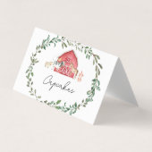 ファームフモダンィードテントカードで、設定を配置 名刺 (正面)