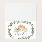 ファームフモダンィードテントカードで、設定を配置 名刺 (外部フラット)