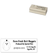 ファームフレッシュお尻ナゲットスタンプ ラバースタンプ (押印)