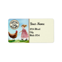 ファームフレッシュエッグにロゴを追加 ラベル