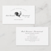 ファームフレッシュエッグスターファームステッド素朴ファームハウス 名刺 (正面/裏面)