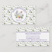 ファームフレッシュエッグスチキンラベンダーフローラ 名刺 (正面/裏面)