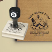 ファームフレッシュエッグスヘン&エッグス ラバースタンプ