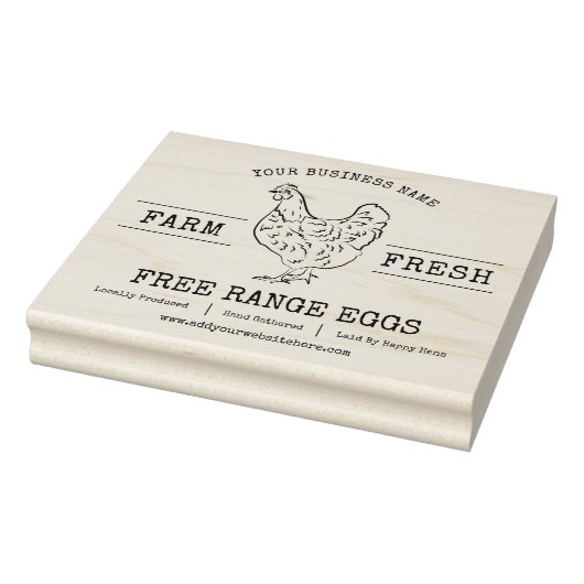 ファームフレッシュエッグズチキンヘンカスタム ラバースタンプ (スタンプ)