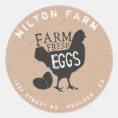 ファームフレッシュエッグズファームハウスクラフト ラウンドシール (正面)