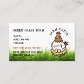 ファームフレッシュエッグノベルティデザイン 名刺 (正面)