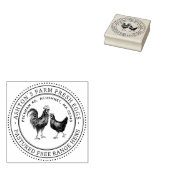 ファームフレッシュエッグヴィンテージヘンエッグカートン ラバースタンプ (押印)