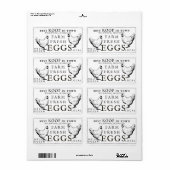 ファームフレッシュエッグヴィンテージヘンスステッカー ラベル (フルシート)