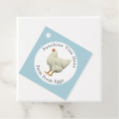 ファームフレッシュエッグヴィンテージモダンヘンエッグカートンブルー フェイバータグ (インサイチュ)