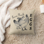 ファームフレッシュエッグ装飾用クッションファームハウススタイル クッション (ブランケット)