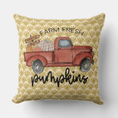 ファームフレッシュカボチャと金ゴールドデコバック クッション (正面)
