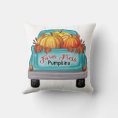 ファームフレッシュカボチャヴィンテージトラック クッション (裏面)