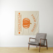 ファームフレッシュカボチャ秋秋 タペストリー (インサイチュ(横))