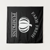 ファームフレッシュカボチャ秋秋 タペストリー (正面(横))