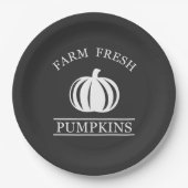 ファームフレッシュカボチャ秋秋 ペーパープレート (正面)