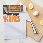 ファームフレッシュカボチャ キッチンタオル (四つ折り)