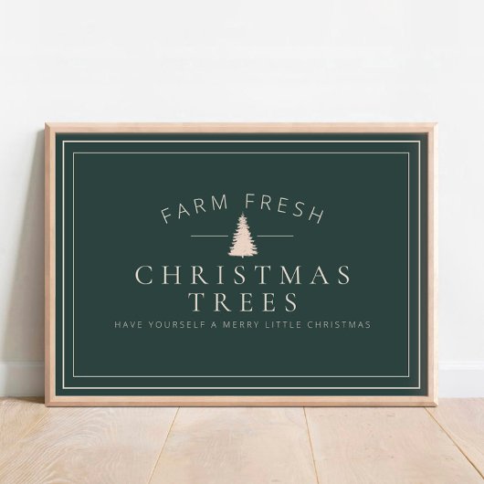ファームフレッシュクリスマスツリーズホリデーマットポスター ポスター
