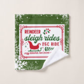 ファームフレッシュスレーライド雪フレーク バスタオルセット (ウォッシュタオル)