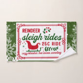 ファームフレッシュスレーライド雪フレーク バスタオルセット (ハンドタオル)