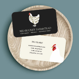 ファームフレッシュチキンエッグレトロ 名刺