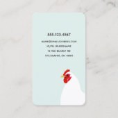 ファームフレッシュチキンエッグレトロ 名刺 (裏面)