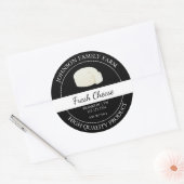 ファームフレッシュチーズブラックラベル ラウンドシール (封筒)