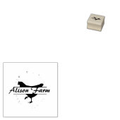 ファームフレッシュパーソナライズされたヘン名エッグラブ ラバースタンプ (押印)