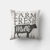 ファームフレッシュミルクカウホワイトウッドカントリーファームハウス クッション (裏面)