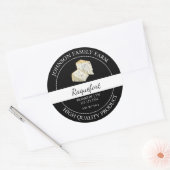 ファームフレッシュレイクフォートチーズブラックラベル ラウンドシール (封筒)