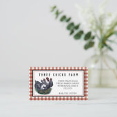 ファームフレッシュヴィンテージヘンファームハウスビジネス 名刺 (スタンド正面)