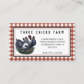 ファームフレッシュヴィンテージヘンファームハウスビジネス 名刺 (正面)