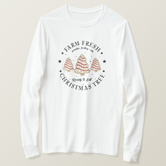 ファームフレッシュ クリスマスツリー Tシャツ (デザイン正面)