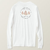 ファームフレッシュ クリスマスツリー Tシャツ (デザイン裏面)