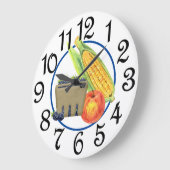 ファームフレッシュ ラージ壁時計 (傾斜)