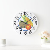 ファームフレッシュ ラージ壁時計 (ホーム)