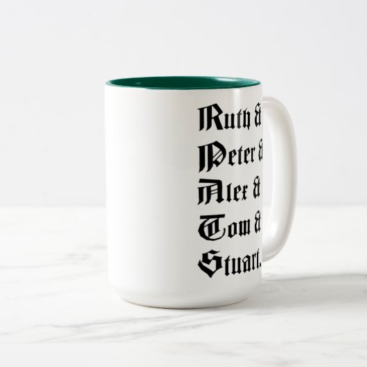 ファームフレンズアンパサンドマグ ツートーンマグカップ (正面右)