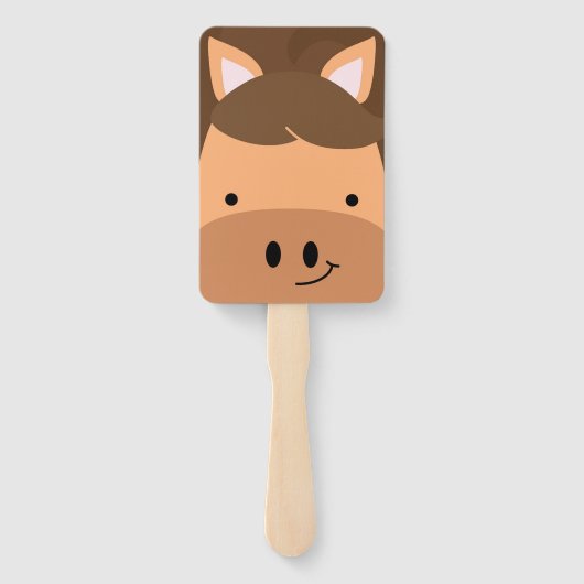 ファームフレンズカウアンドポニーハンドファンマスク ハンドファン (裏面)