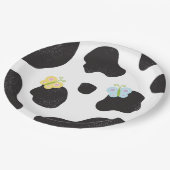 ファームフレンズカウープリントバースデーパーティー ペーパープレート (アングル)