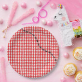 ファームフレンズギンガムバースデーパーティー ペーパープレート (パーティー)