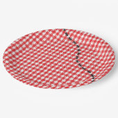 ファームフレンズギンガムバースデーパーティー ペーパープレート (アングル)