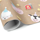 ファームフレンズ誕生日パーティー ラッピングペーパー (ロールコーナー)