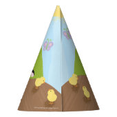 ファームフレンズ誕生日紙パーティー帽子 パーティーハット (裏面)