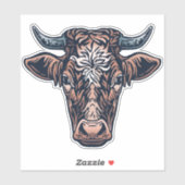 ファームフレンドキャトル顔 シール (シート)