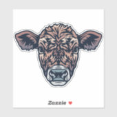 ファームフレンドキャトル顔 シール (シート)