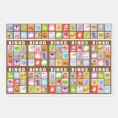 ファームフレンドビンゴ誕生日パーティーゲームまたは ラッピングペーパーシート (正面3)