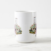 ファームフローラガールサマー春 パーソナライズされた コーヒーマグカップ (中央)