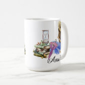 ファームフローラガールサマー春 パーソナライズされた コーヒーマグカップ (正面右)